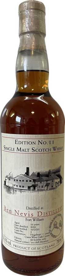 Ben Nevis 2004 FR Friends of Single Malt Bonn 56.4% 700ml