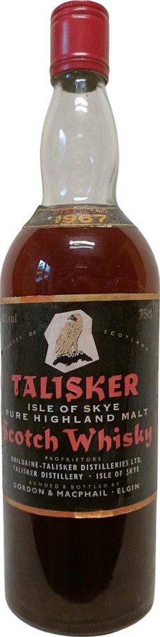 Talisker 1967 GM Pure Highland Malt 40% 750ml