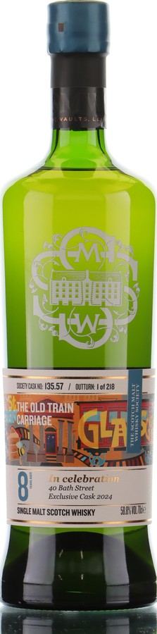 Loch Lomond 8yo SMWS 135.57 In celebration 40 Bath Street 58.8% 700ml