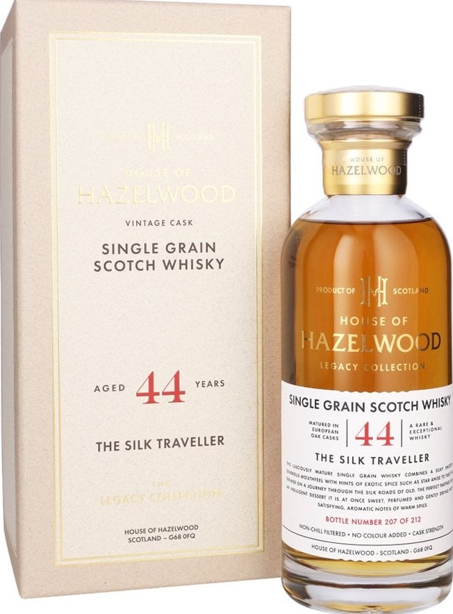 House of Hazelwood 44yo The Legacy Collection The Silk Traveller 47.6% 700ml