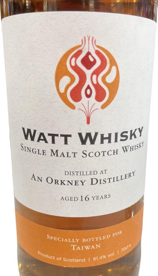 An Orkney Distillery 2004 CWCL Watt Whisky Taiwan 61.4% 700ml