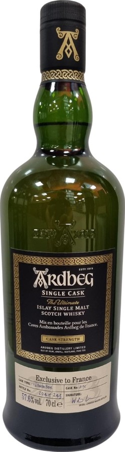 Ardbeg 2013 Single Cask France 57.6% 700ml