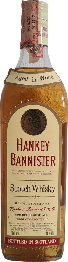 Hankey Bannister Scotch Whisky DAB Italia S.P.A 40% 700ml