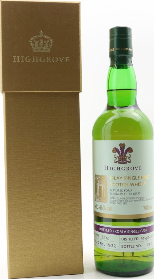 Laphroaig 2010 Highgrove 46% 700ml