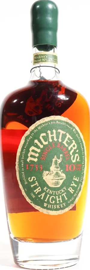 Michter's 10yo Bottled Single Barrel Rye 46.4% 750ml