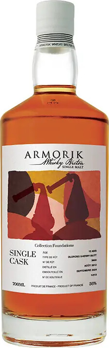 Armorik 2012 Sherry Cask Collection Foundations 12yo 56% 700ml