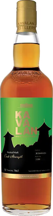 Kavalan Solist 2015 Peated Malt #R150409102A Collection Foundations 9yo 51% 700ml