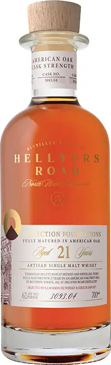 Hellyers Road 2003 Original American Oak Single Cask #3093.04 Collection Foundations 21yo 62.4% 700ml