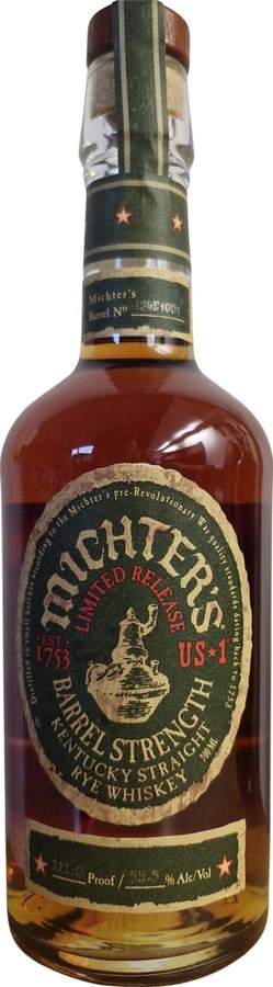 Michter's US 1 Barrel Strength 55.5% 700ml