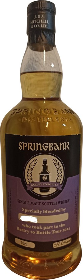 Springbank Barley to Bottle Tour 2024 58% 700ml