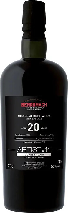 Benromach 2003 Artist #14 Collection Foundations 20yo 56.7% 700ml