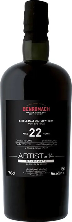 Benromach 2002 Artist #14 Collection Foundations 22yo 55.5% 700ml