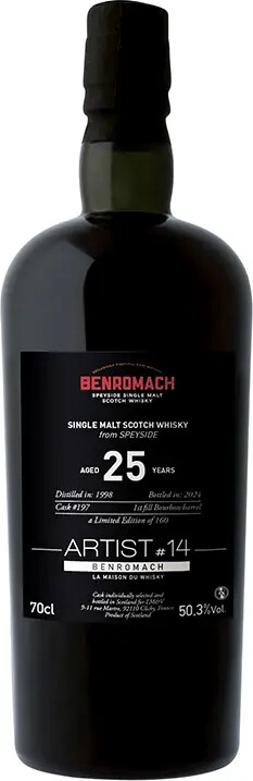 Benromach 1998 Artist #14 Collection Foundations 25yo 49.7% 700ml