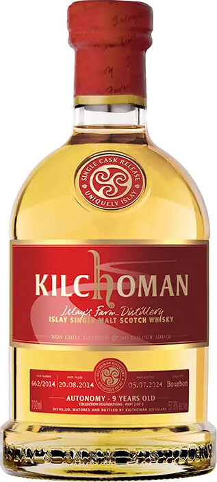 Kilchoman 2014 Autonomy Bourbon Cask Collection Foundations 9yo 57.8% 700ml