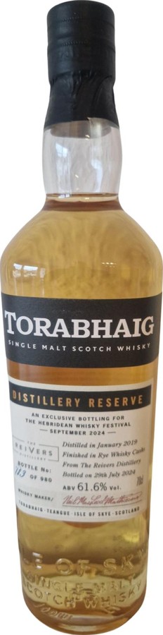 Torabhaig 2019 Distillery Rerserve Hebridean Whisky Festival 61.6% 700ml