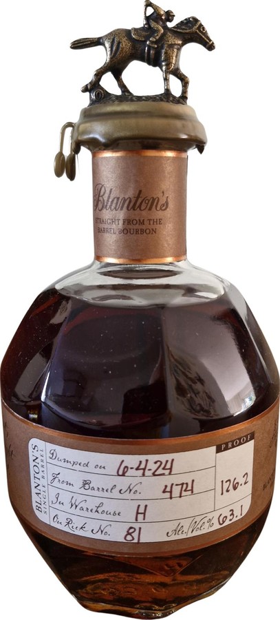 Blanton's Straight From the barrel 63.1% 700ml