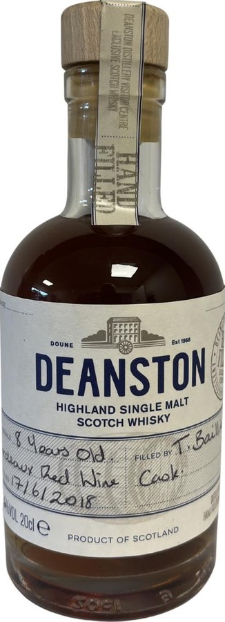 Deanston 8yo Hand Filled 57.6% 200ml