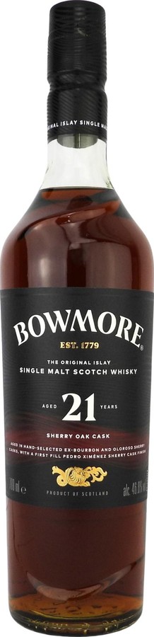 Bowmore 21yo Sherry Oak Cask 46.8% 700ml