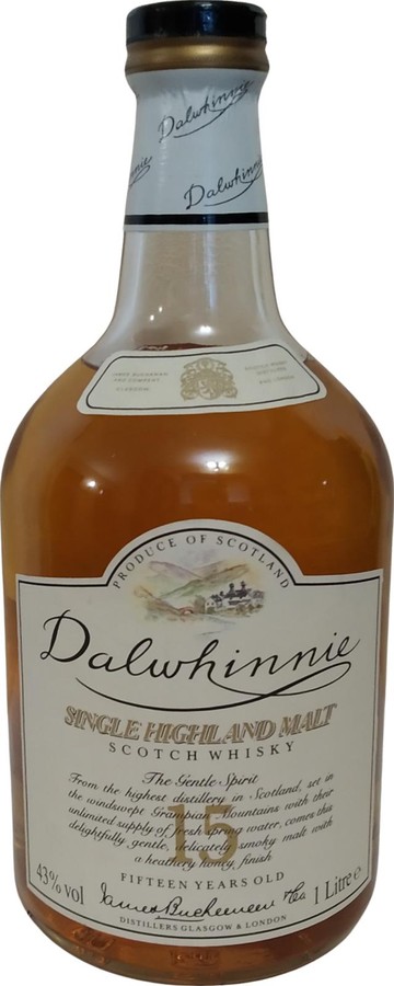 Dalwhinnie 15yo Single Highland Malt 43% 1000ml