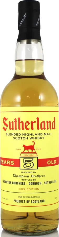 Distilled in Sutherland 5yo PST Highland Blended Malt Scotch Whisky 48.5% 700ml