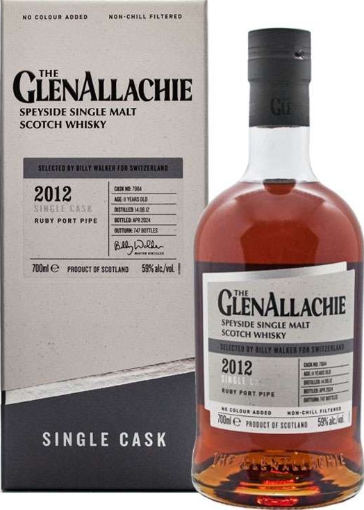 Glenallachie 2012 Single Cask Switzerland 59% 700ml