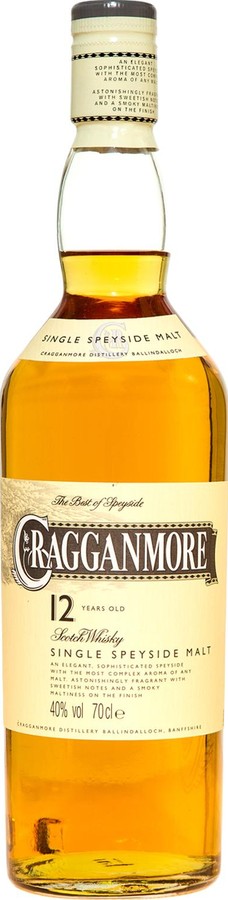 Cragganmore 12yo Single Speyside Malt 40% 1000ml