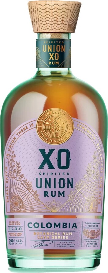 The Spirited Union XO Colombia Botanical Rum Cask Series 41.3% 700ml