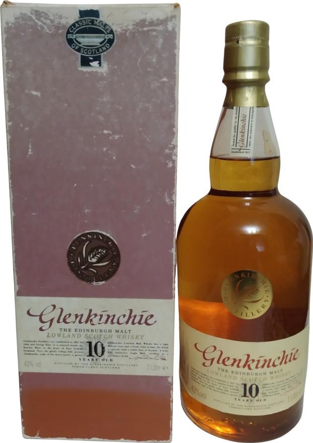 Glenkinchie 10yo The Edinburgh Malt 43% 1000ml