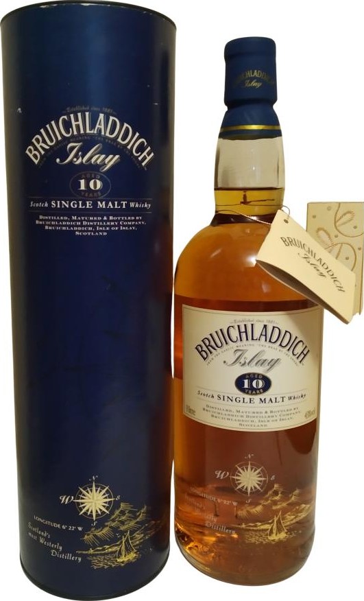 Bruichladdich 10yo 43% 1000ml