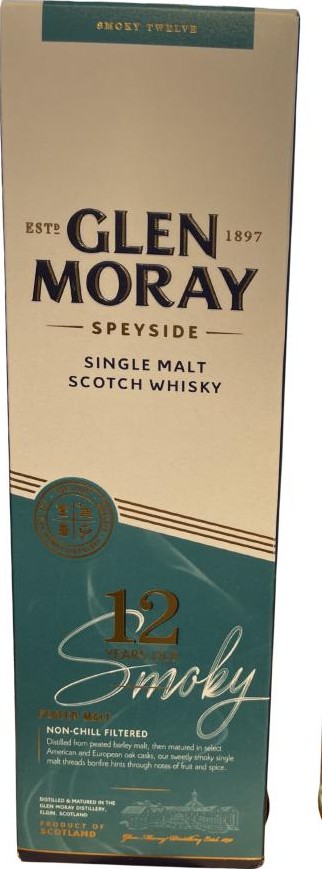 Glen Moray 12yo Smoky 46.3% 700ml