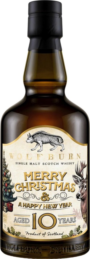 Wolfburn 10yo Merry Christmas & A Happy New Year 46% 700ml