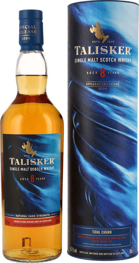 Talisker 8yo Tidal Churn Diageo Special Releases 2024 58.7% 700ml