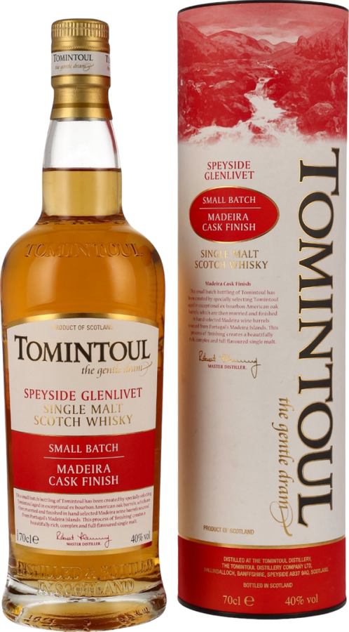 Tomintoul Madeira Cask Finish Small Batch 40% 700ml