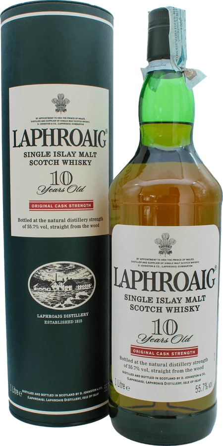 Laphroaig Original Cask Strength Red stripe 55.7% 1000ml