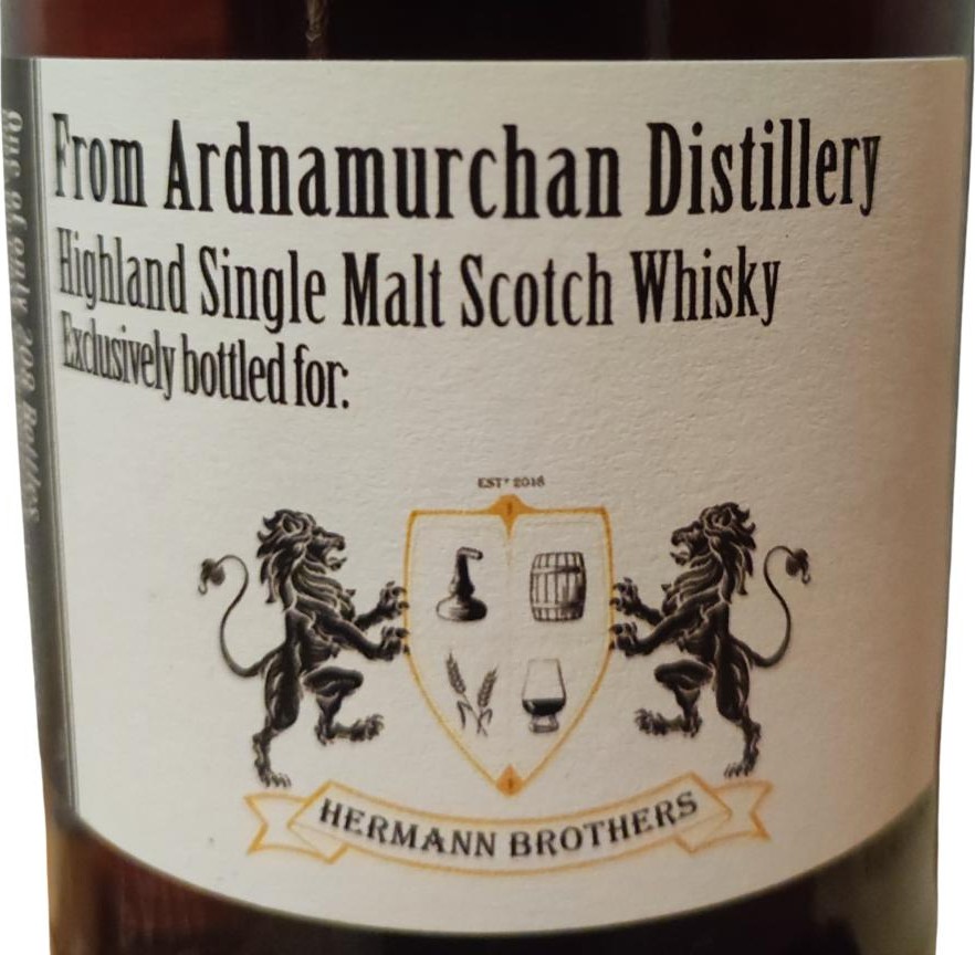 Ardnamurchan 7yo AD Hermann Brothers 60.5% 700ml