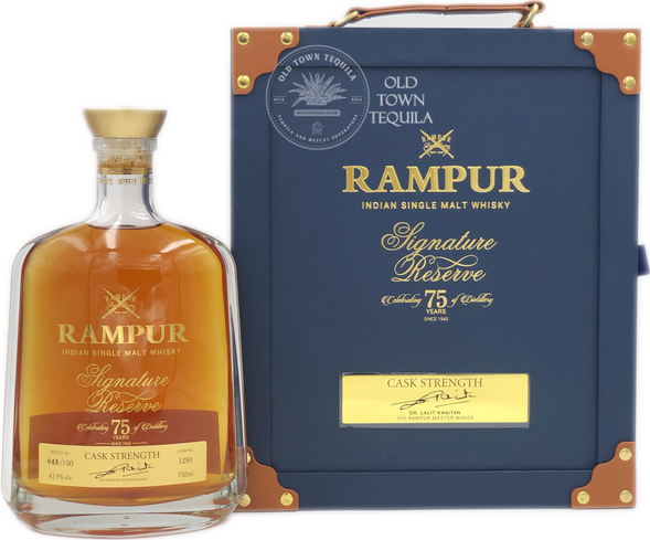 Rampur Signature Reserve Indian Single Malt Whisky #1292 43.9% 750ml