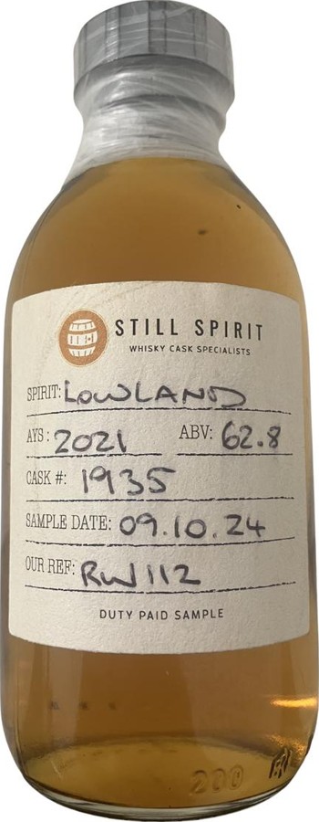 Lowland Single Malt 2021 UD 62.8% 200ml