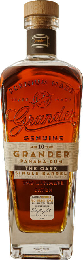 Grander Panama The Oaks Single Barrel 10yo 53.8% 750ml