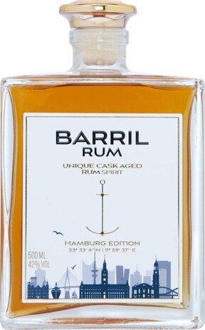 Barril Rum Unique Cask Aged Hamburg Edition 42% 500ml