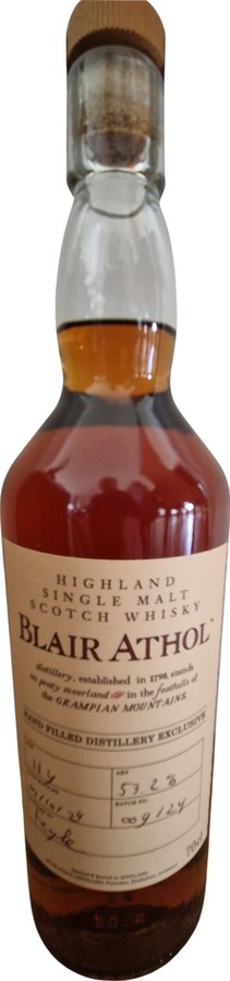 Blair Athol 11yo Handfilled Distillery only 53.2% 700ml