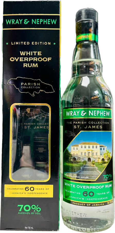 J. Wray & Nephew The Parish Collection Celebrating 60 Years of Jamaican Independence 70% 750ml