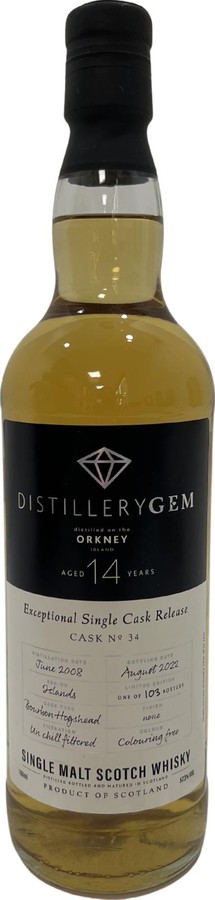 Orkney 2008 GCWL Distillery Gem 57.3% 700ml