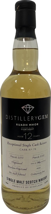 Ruadh Mhor 2010 GCWL Distillery Gem 55.4% 700ml