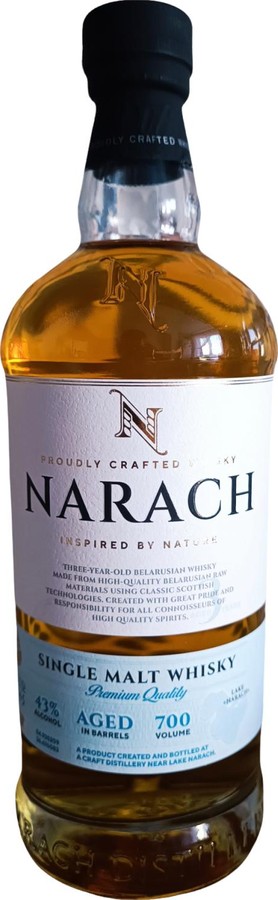 Narach Single Malt Whisky 43% 700ml