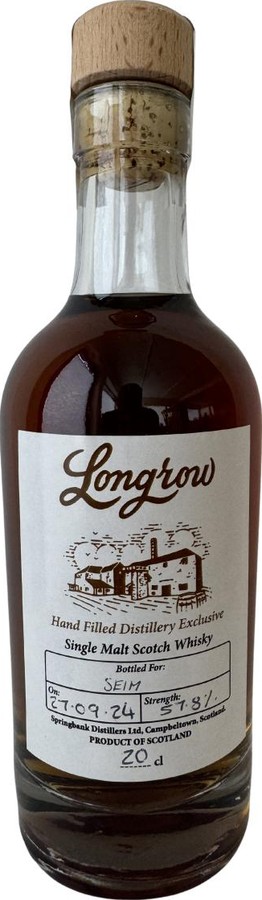 Longrow Hand Filled Distillery Exclusive 57.8% 200ml