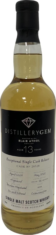 Blair Athol 2009 GCWL Distillery Gem 59.6% 700ml