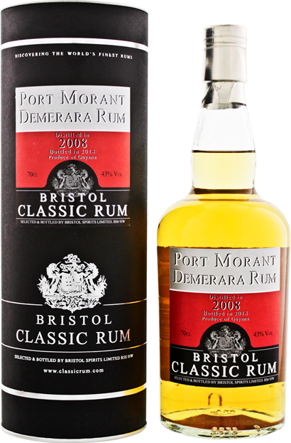 Bristol Classic Rum 2008 Port Mourant Demerara Guyana 43% 700ml