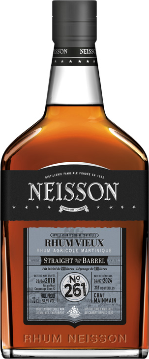 Neisson 2018 Straight From The Barrel #261 Chai Mainmain 54.9% 700ml