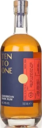 Ten To One Caribbean Dark 40% 700ml