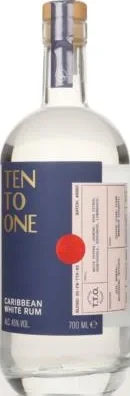 Ten To One Caribbean White 45% 700ml